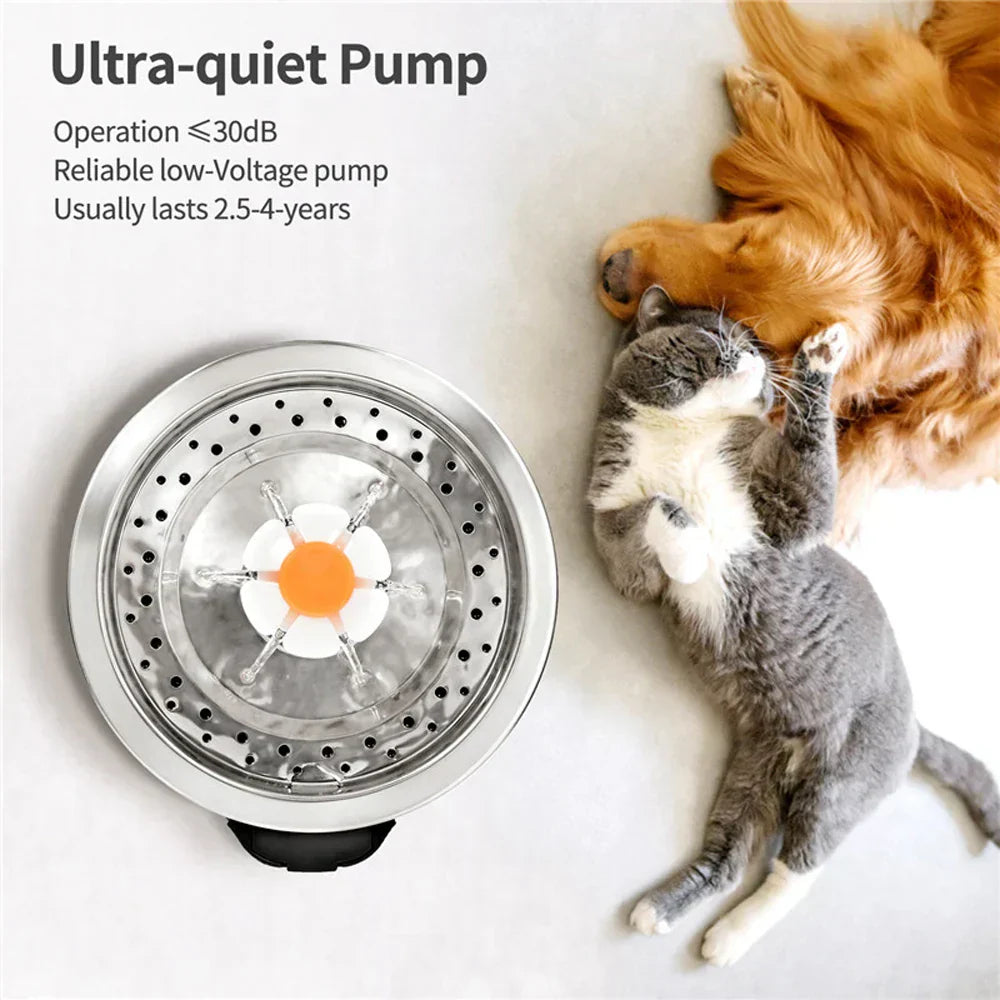 Quiet Smart Water Dispenser for Cats & Dogs